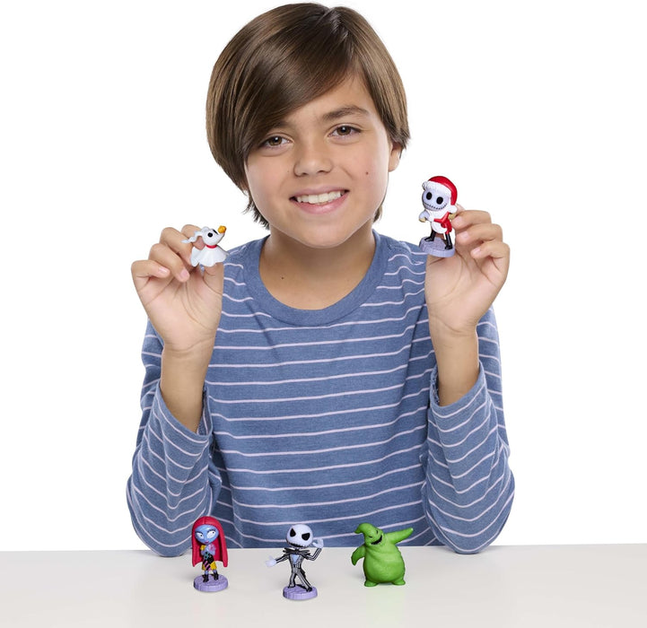 Just Play Disney Tim Burton's The Nightmare Before Christmas Collectible Figure Set, Kids Toys for Ages 3 Up