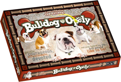 Bulldog-Opoly Property Trading Board Game - Family Time Games for Adults and Children, 2 to 6 Players, Strategy Fun For Ages 8 and Up - A Game To Teach Old Dog's New Tricks