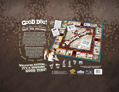 Bulldog-Opoly Property Trading Board Game - Family Time Games for Adults and Children, 2 to 6 Players, Strategy Fun For Ages 8 and Up - A Game To Teach Old Dog's New Tricks