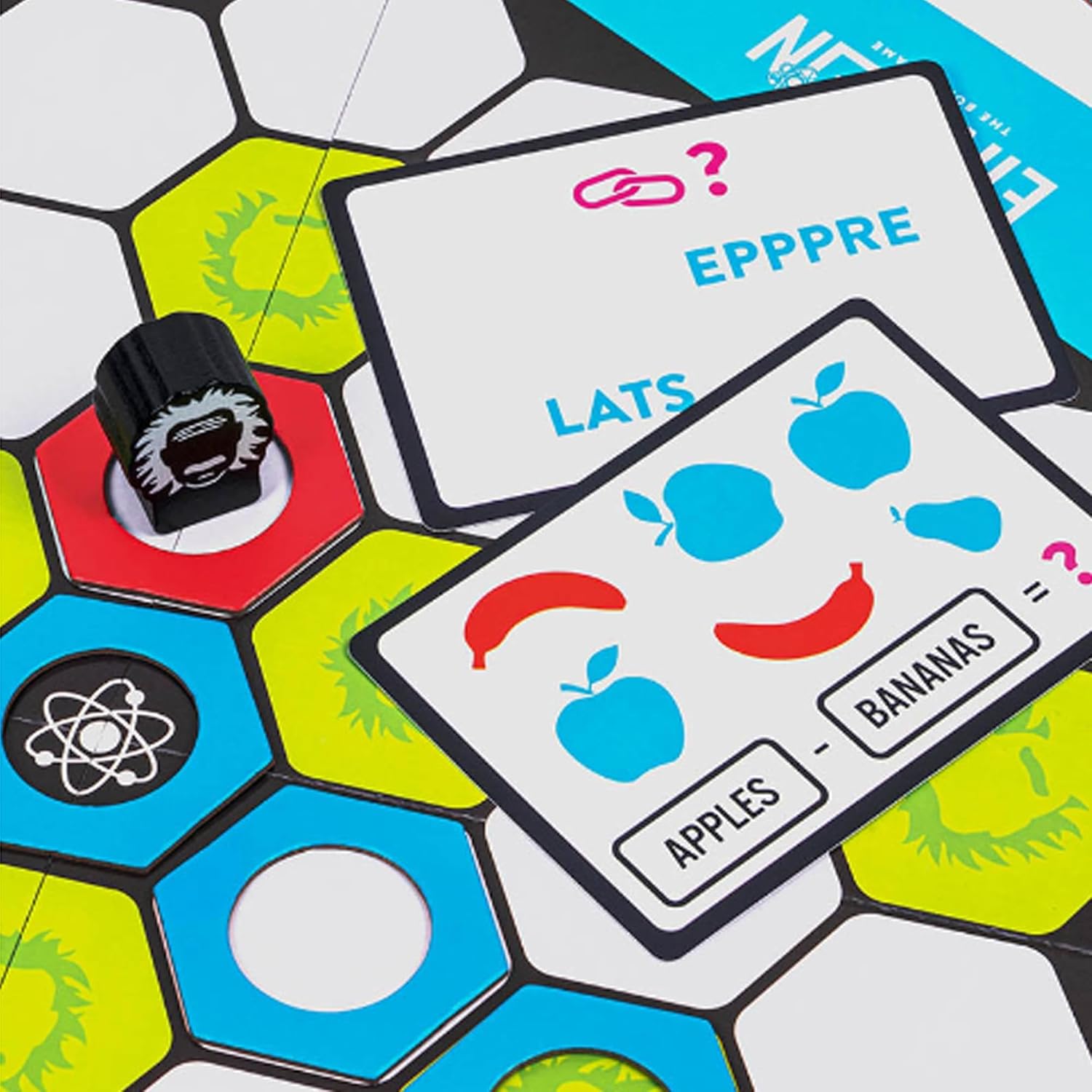 Professor Puzzles Einstein The Board Game | Fun Puzzle Challenges | Play With Family and Friends | Race to Solve Brainteasers | Answer Tricky Riddles and Conundrums | Exciting Gameplay | Ages 13+
