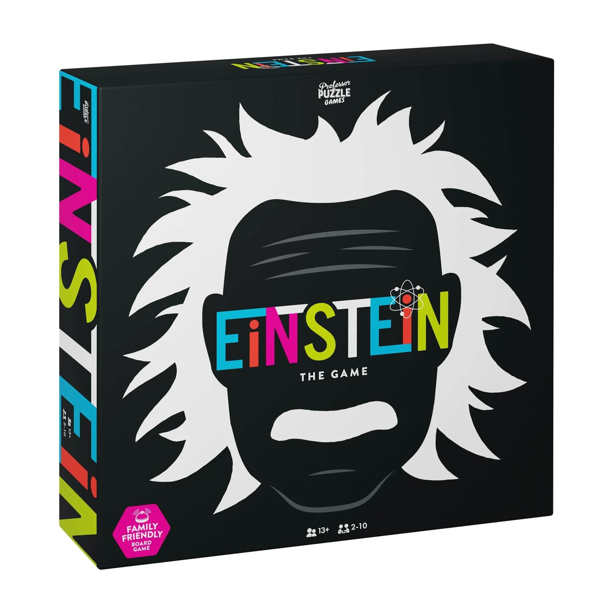 Professor Puzzles Einstein The Board Game | Fun Puzzle Challenges | Play With Family and Friends | Race to Solve Brainteasers | Answer Tricky Riddles and Conundrums | Exciting Gameplay | Ages 13+