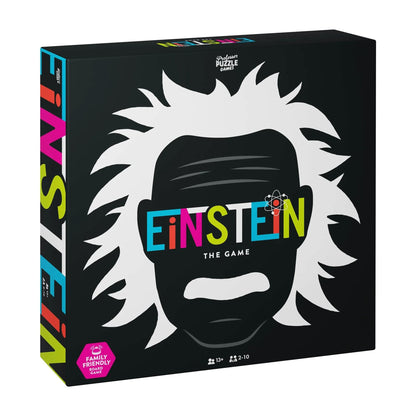 Professor Puzzles Einstein The Board Game | Fun Puzzle Challenges | Play With Family and Friends | Race to Solve Brainteasers | Answer Tricky Riddles and Conundrums | Exciting Gameplay | Ages 13+