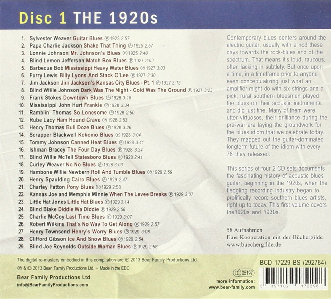Roots of It All Acoustic Blues Vol. 1