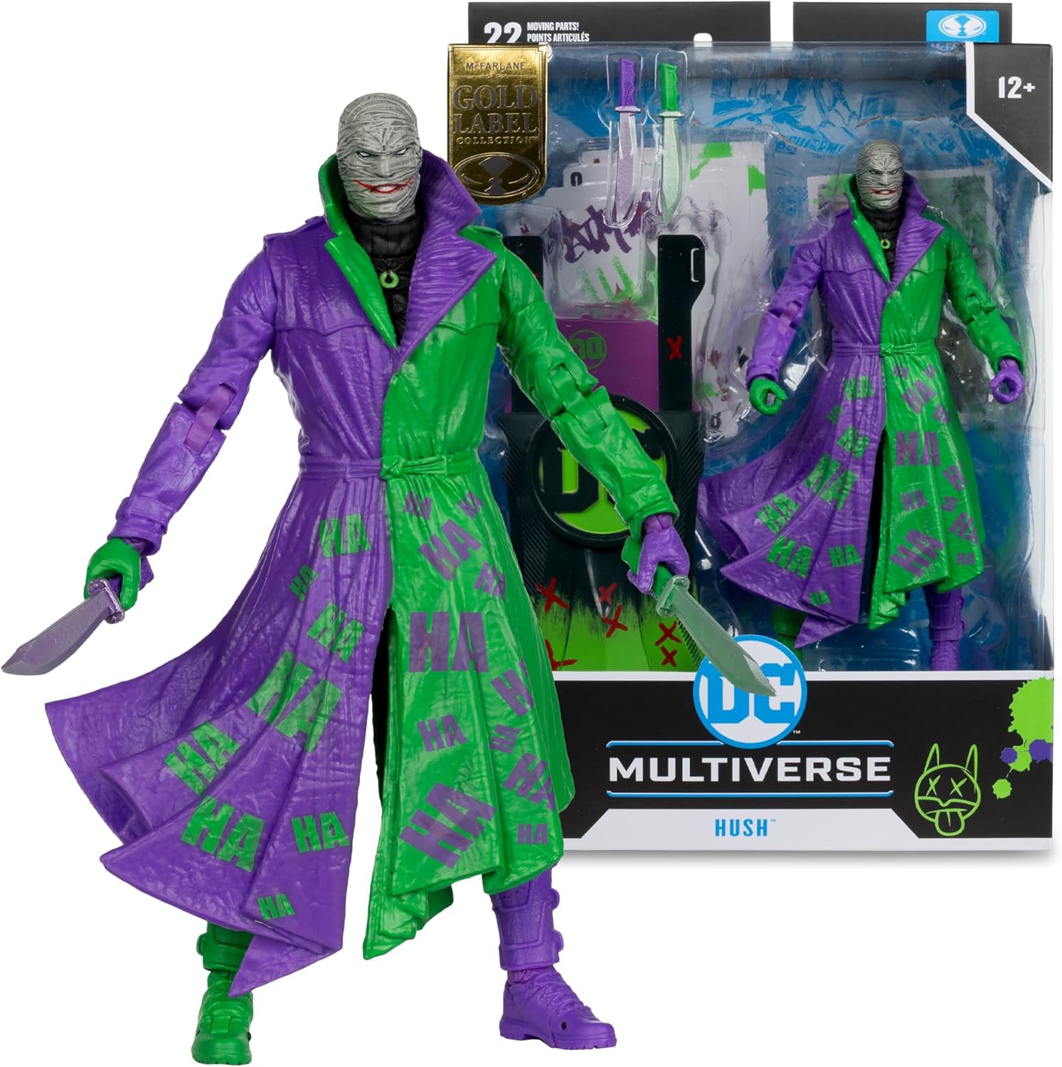 McFarlane DC Multiverse 17,8 cm – Hush (JOKERIZED) (Gold Label) (SDCC
