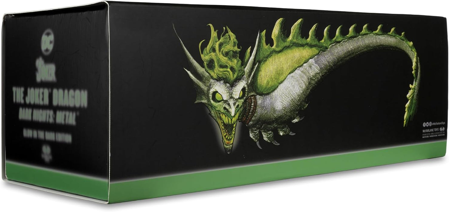 McFarlane Toys - DC Multiverse The Joker Dragon (Dark Nights: Metal) Glow in The Dark Edition Gold Label Vehicle