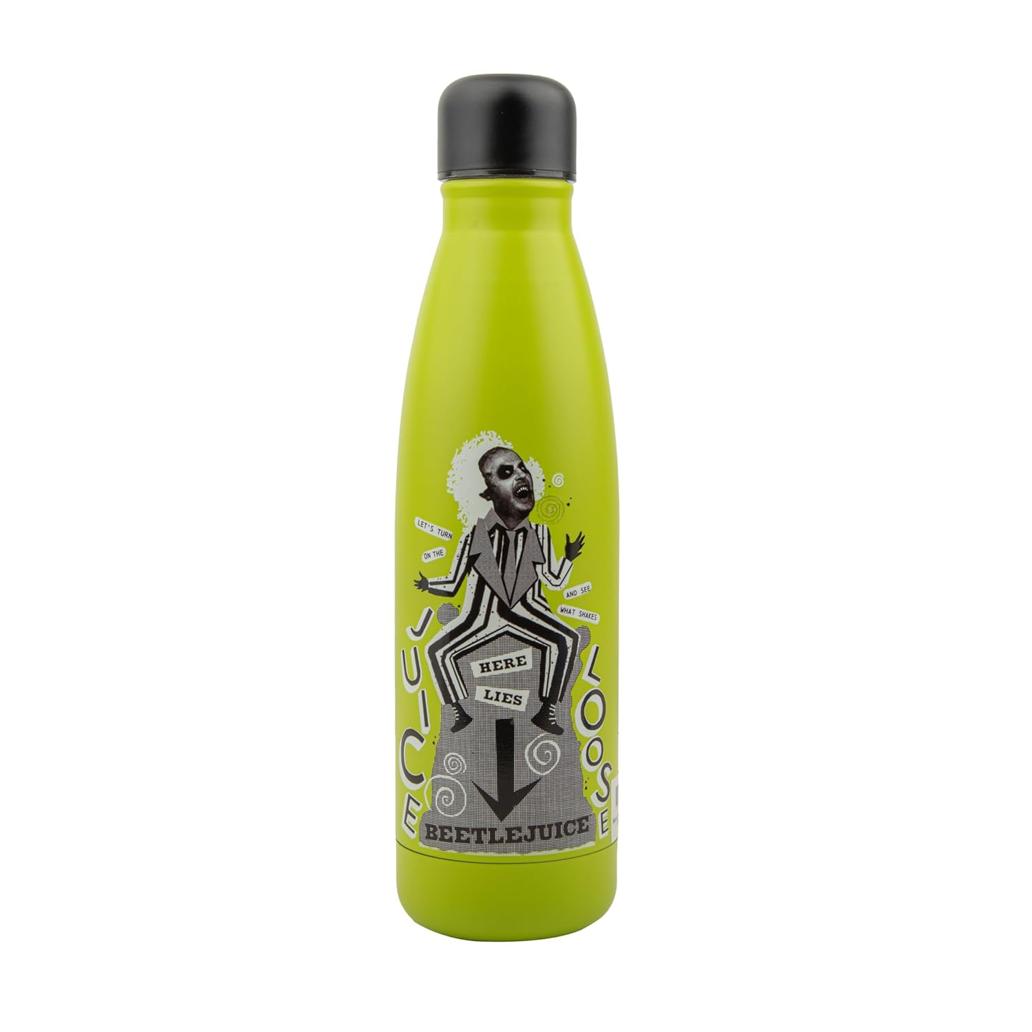 Cinereplicas Beetlejuice - Here Lies Beetlejuice Thermal Water Bottle - 500 ml - Official License