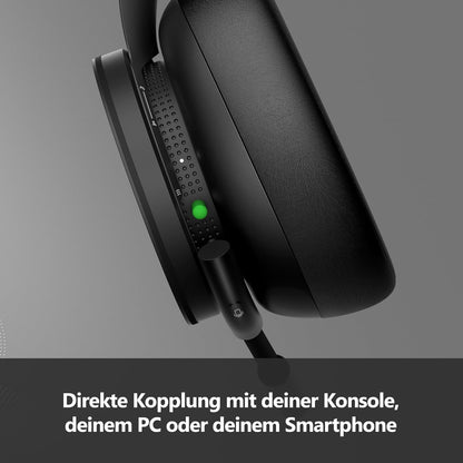 Microsoft Xbox Wireless Headset EN/FR/DE/IT/PL/PT/RU/ES pa EMEA 1 License Kabellos, MICROSOFT XBOX Wireless Headset Black, Xbox Wireless Headset Series X|S, One, en Windows-apparaten Draadloos