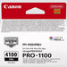 Canon PFI-4100PBK Genuine Printer Ink Cartridge - High Performance & Fade Resistant Ink (1 x Photo Black Cartridge) - Compatible with imagePROGRAF PRO-1100