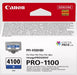 Canon PFI-4100B Genuine Printer Ink Cartridge - High Performance & Fade Resistant Ink (1 x Blue Cartridge) - Compatible with imagePROGRAF PRO-1100