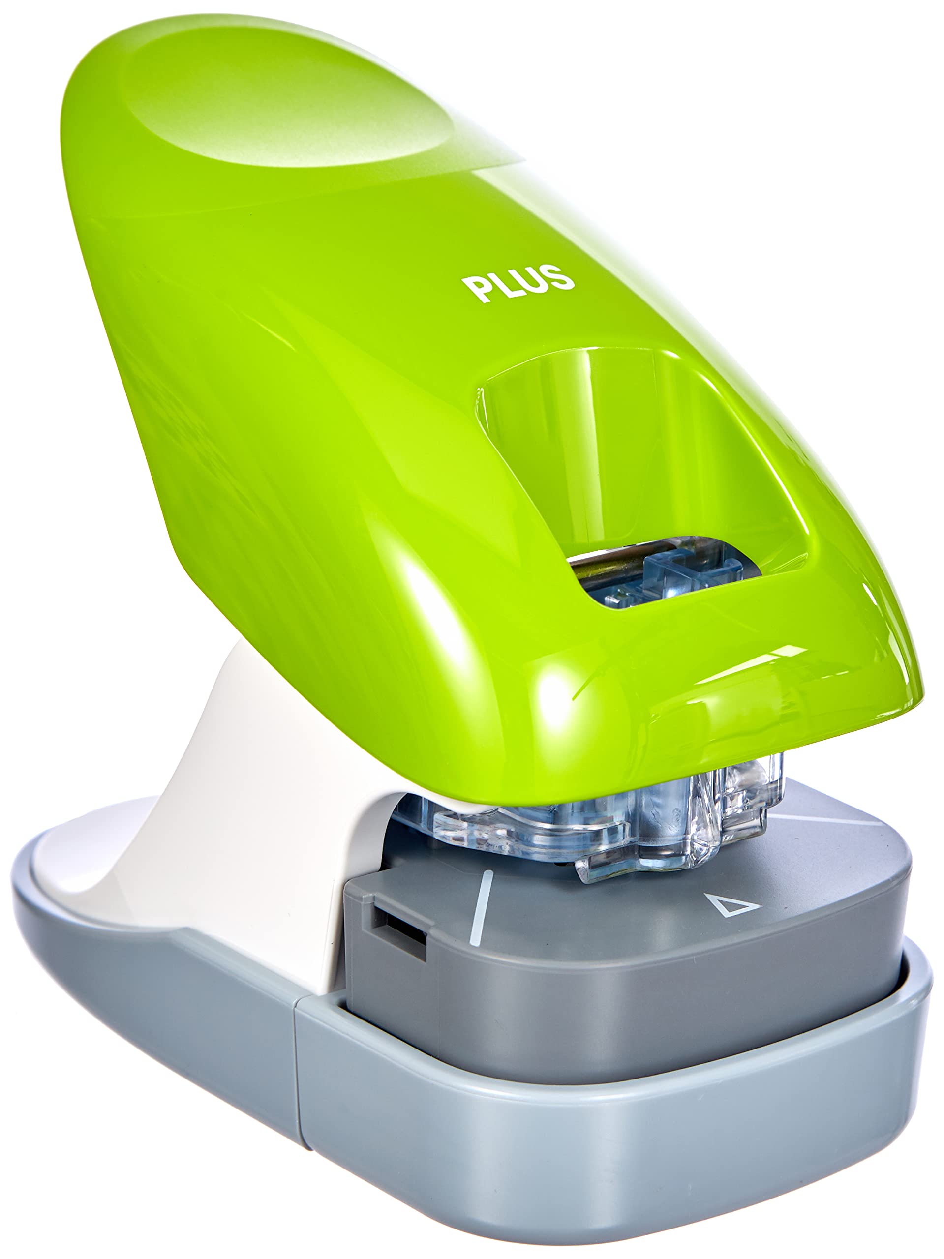 PLUS Japan, Staple-Free Stapler Desktop Model Green, 10 sheet capacity, 1 piece pack (1 x 1 Stapler