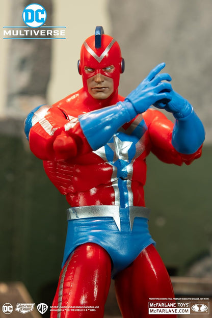 DC Multiverse 17,8 cm – Commander Steel (JSA) (Gold Label