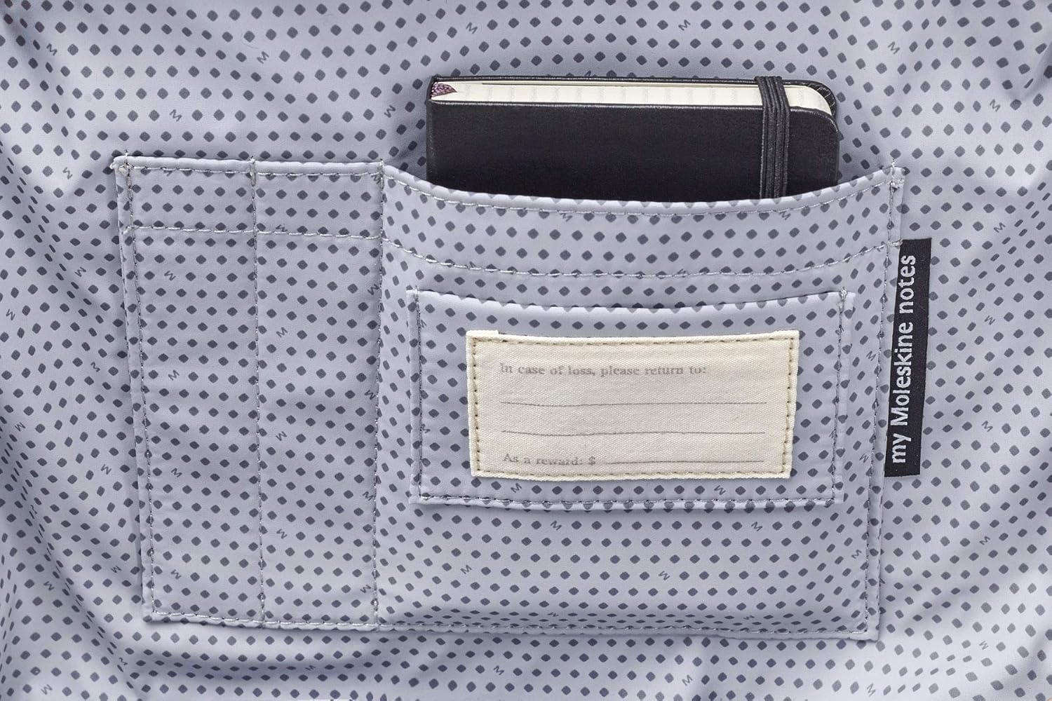 Moleskine - Classic Small Backpack, Small PC Backpack Compatible with Computer, Laptop, Notebook and iPad up to 13'', Size 27 x 36 x 9 cm, Black