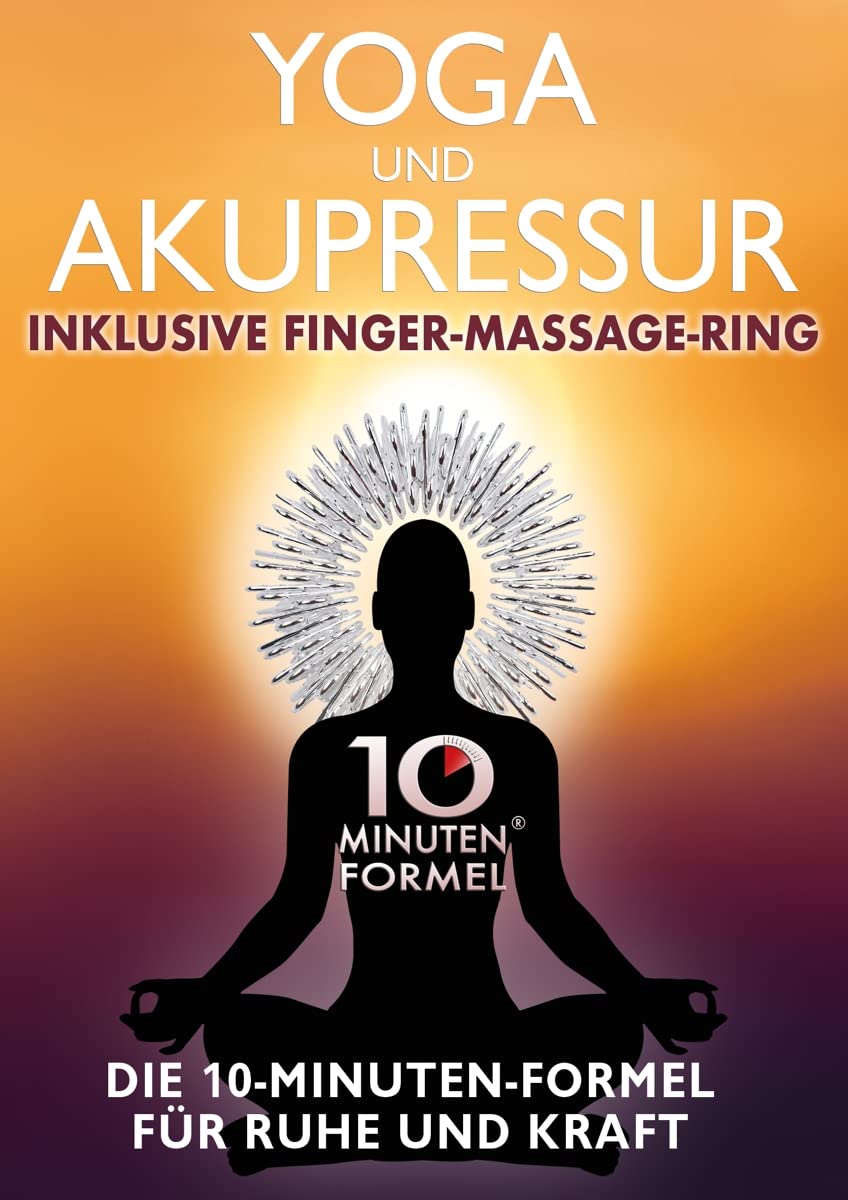 Yoga und Akupressur inklusive Finger-Massage-Ring