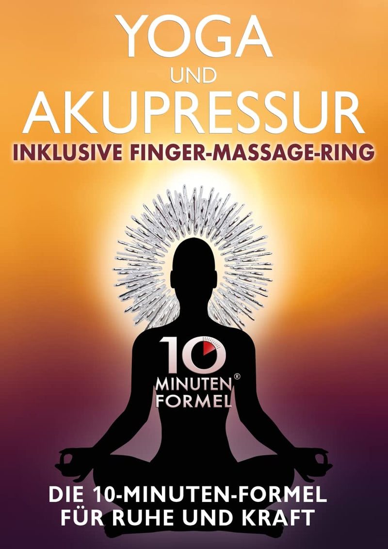Yoga und Akupressur inklusive Finger-Massage-Ring