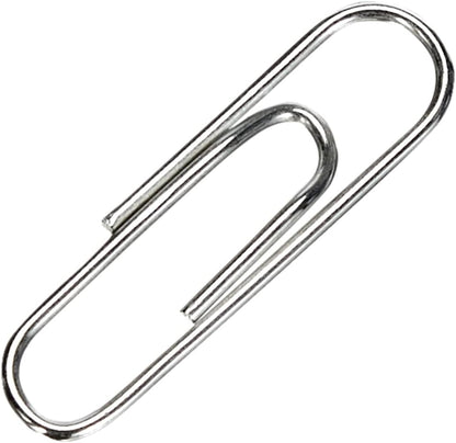Whitecroft TS-120288 Essentials Small Lipped Paper Clip, 22mm, Pack of 1000