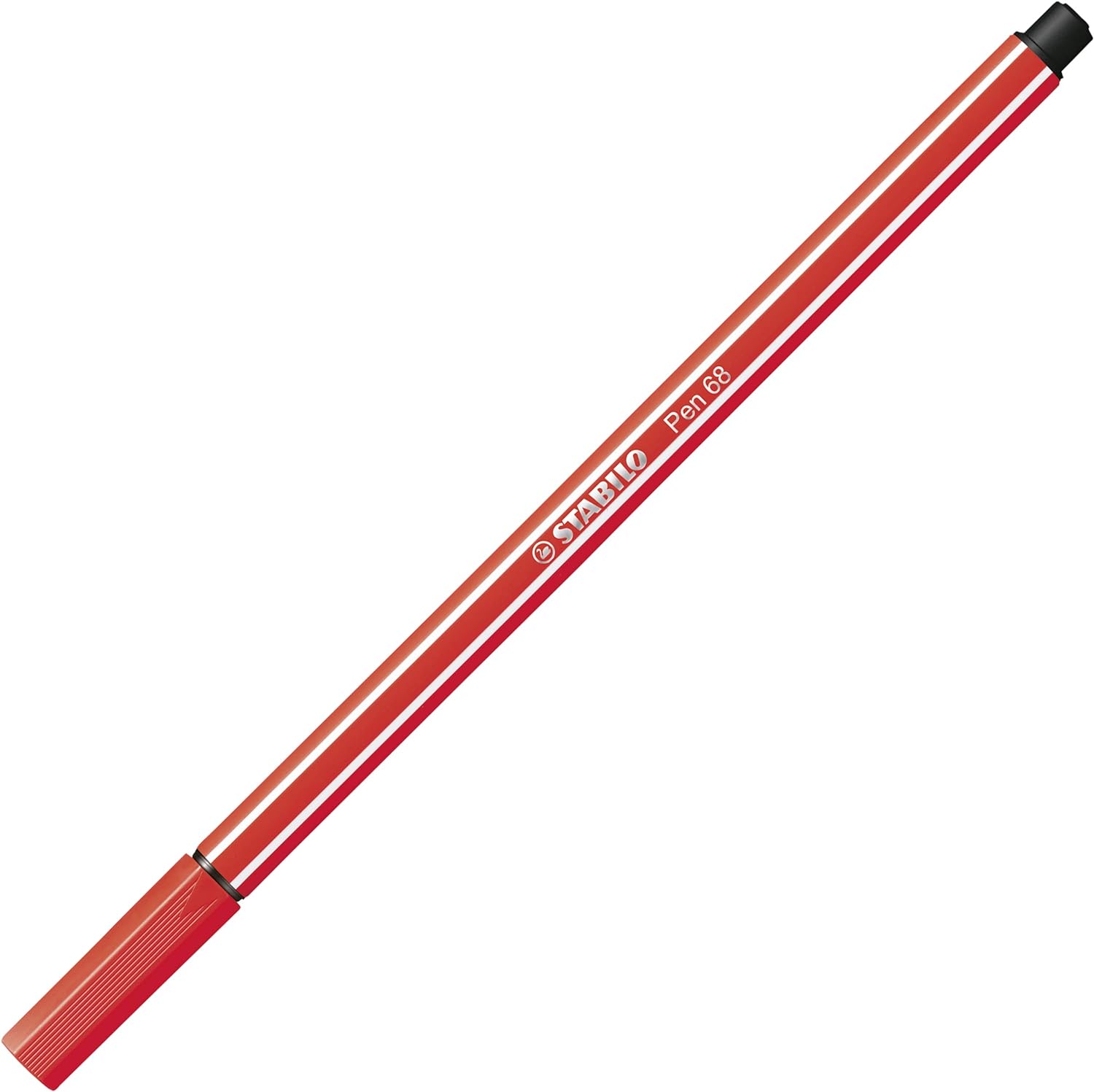 Premium Fibre-Tip Pen - STABILO Pen 68 - ColorParade in Red/Dark Blue - Pack of 20 - Assorted Colours