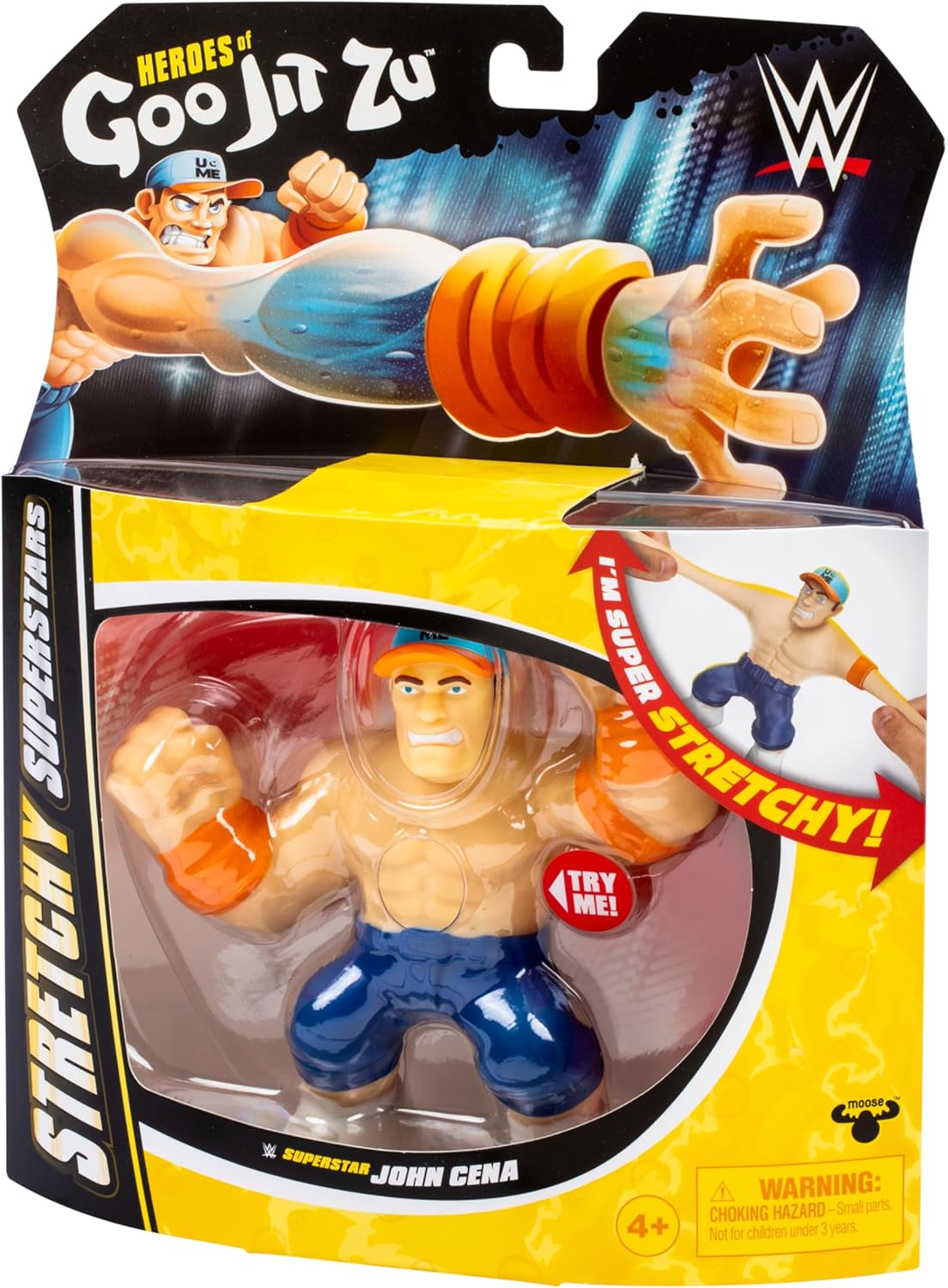 Heroes of Goo Jit Zu WWE Stretchy Superstar JOHN CENA