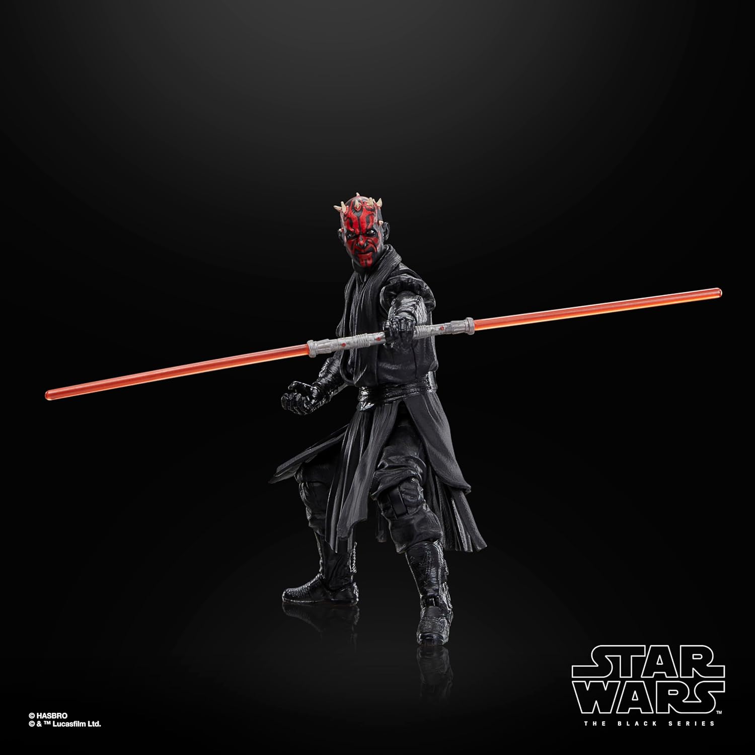 Star Wars The Black Series Qui-Gon Jinn, Darth Maul, Obi-Wan Kenobi Star Wars: The Phantom Menace 6 Inch Action Figures