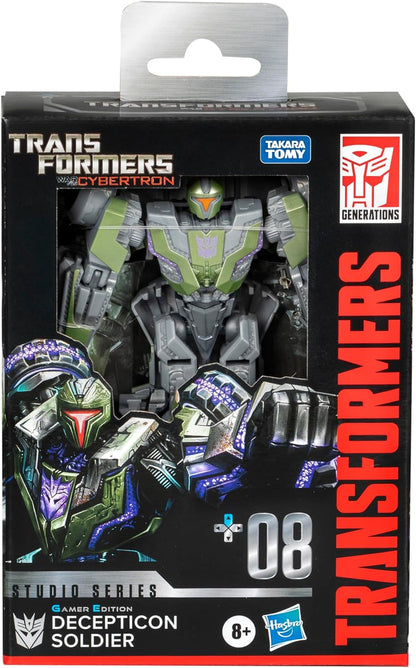 Transformers Studio Series Deluxe War for Cybertron 08 Gamer Edition Decepticon Soldier Action Figure