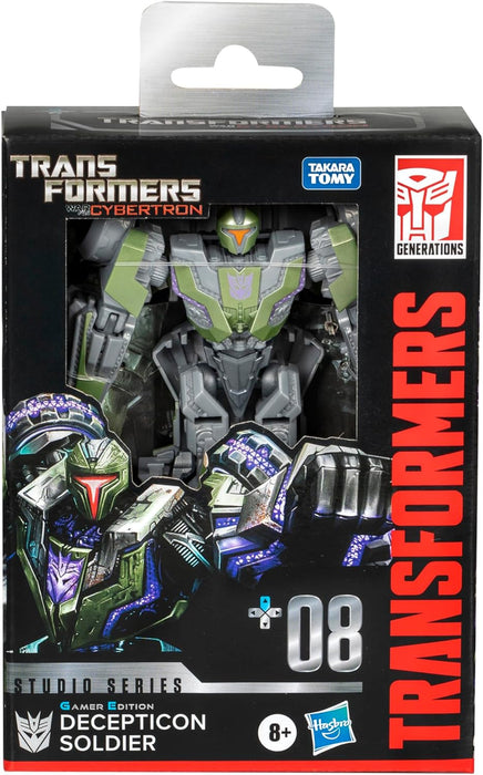 Transformers Studio Series Deluxe War for Cybertron 08 Gamer Edition Decepticon Soldier Action Figure