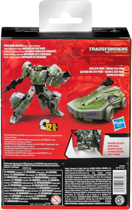 Transformers Studio Series Deluxe War for Cybertron 08 Gamer Edition Decepticon Soldier Action Figure