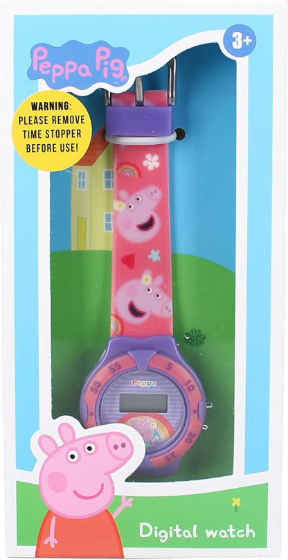 Vadobag Peppa Pig – Kids Time – Digitale Armbanduhr für Kinder – Farbe Rosa