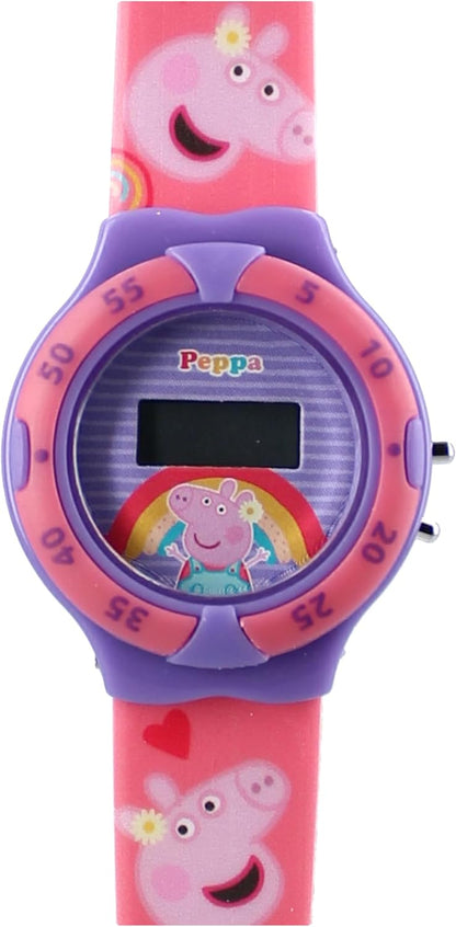 Vadobag Peppa Pig – Kids Time – Digitale Armbanduhr für Kinder – Farbe Rosa