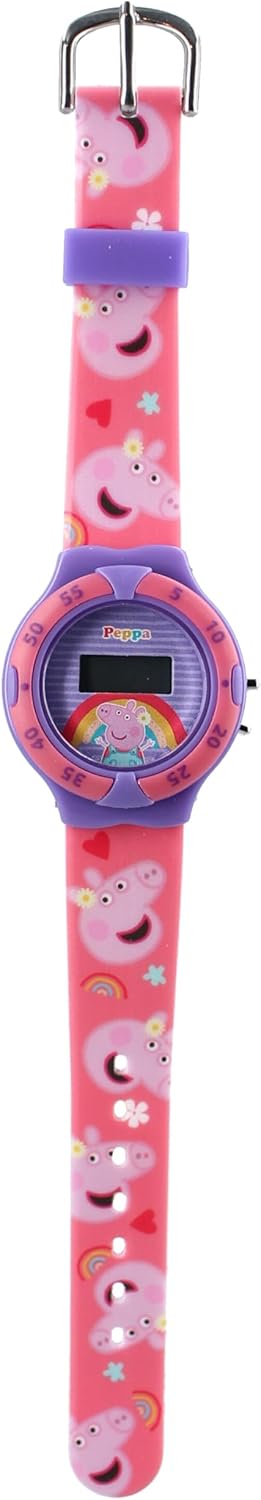 Vadobag Peppa Pig – Kids Time – Digitale Armbanduhr für Kinder – Farbe Rosa