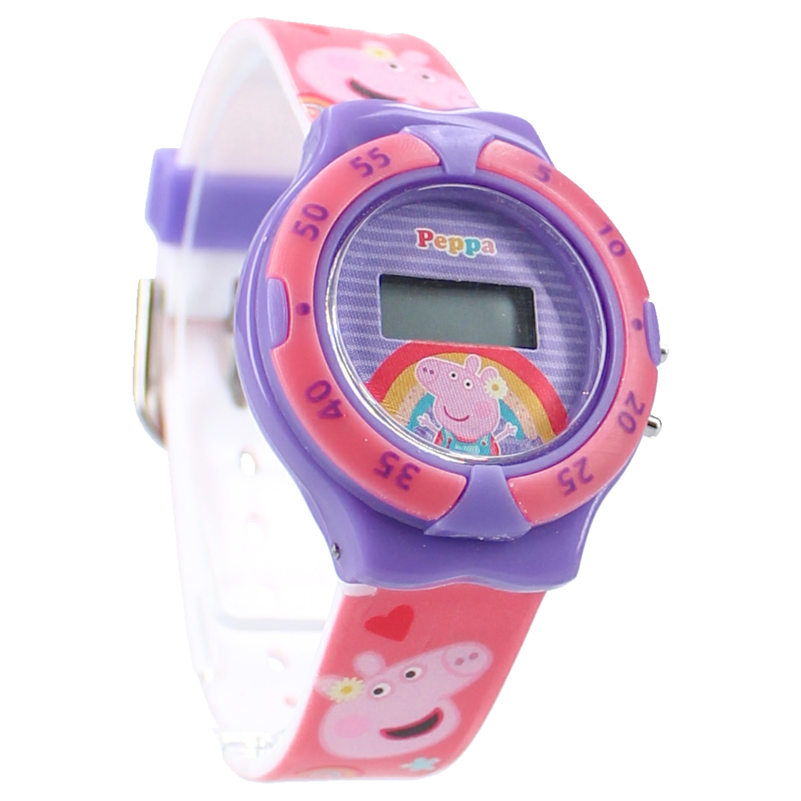 Vadobag Peppa Pig – Kids Time – Digitale Armbanduhr für Kinder – Farbe Rosa