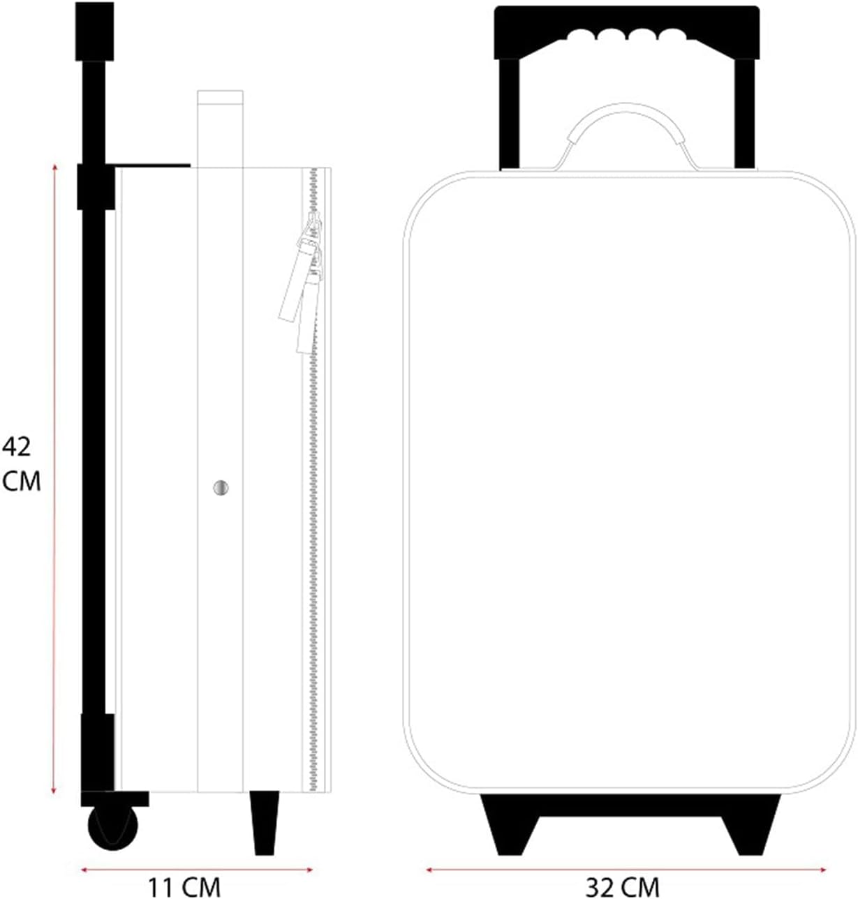 Stitch - Trolley Suitcase - Made to Roll
