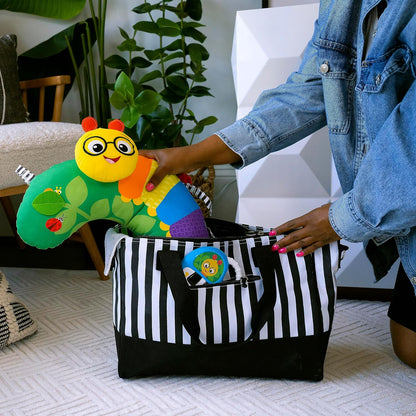 Baby Einstein, Cojn de Actividades para el Tiempo Boca Abajo Cal-a-Pillow, multisensorial, la Oruga Cal, Desde recin Nacidos