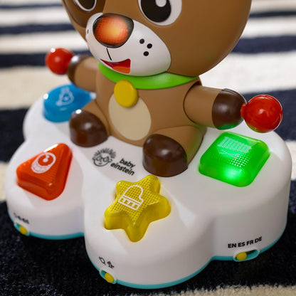 Bright Starts Baby Einstein, Giocattolo Musicale didattico Drum & Learn Dean, multisensoriale, 6+ Mesi