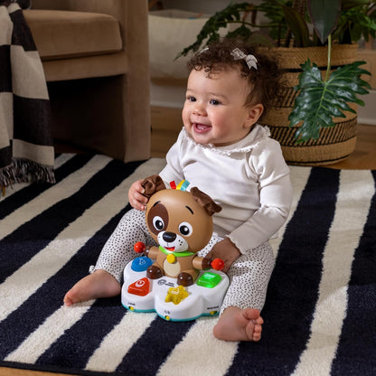 Bright Starts Baby Einstein, Giocattolo Musicale didattico Drum & Learn Dean, multisensoriale, 6+ Mesi