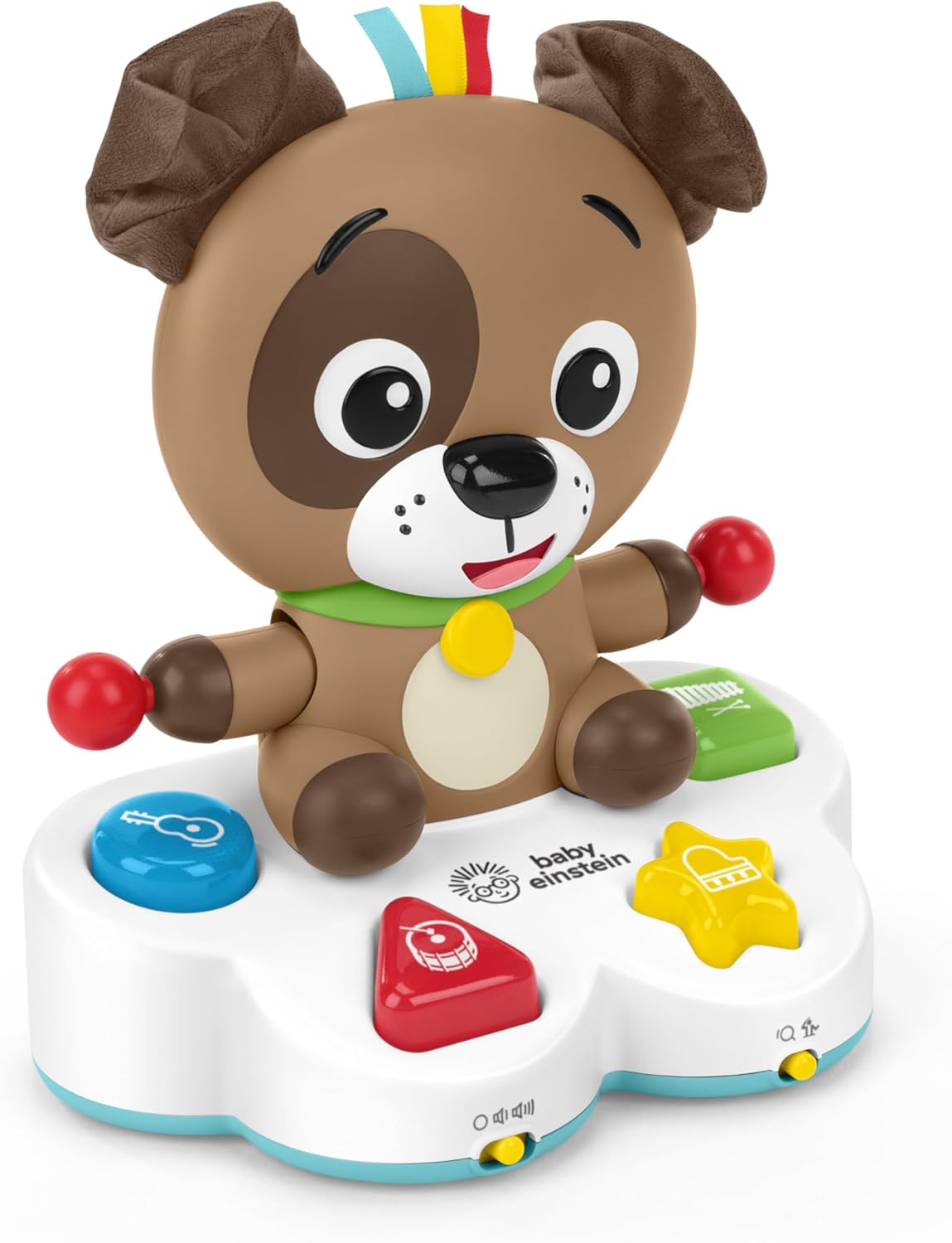 Bright Starts Baby Einstein, Giocattolo Musicale didattico Drum & Learn Dean, multisensoriale, 6+ Mesi
