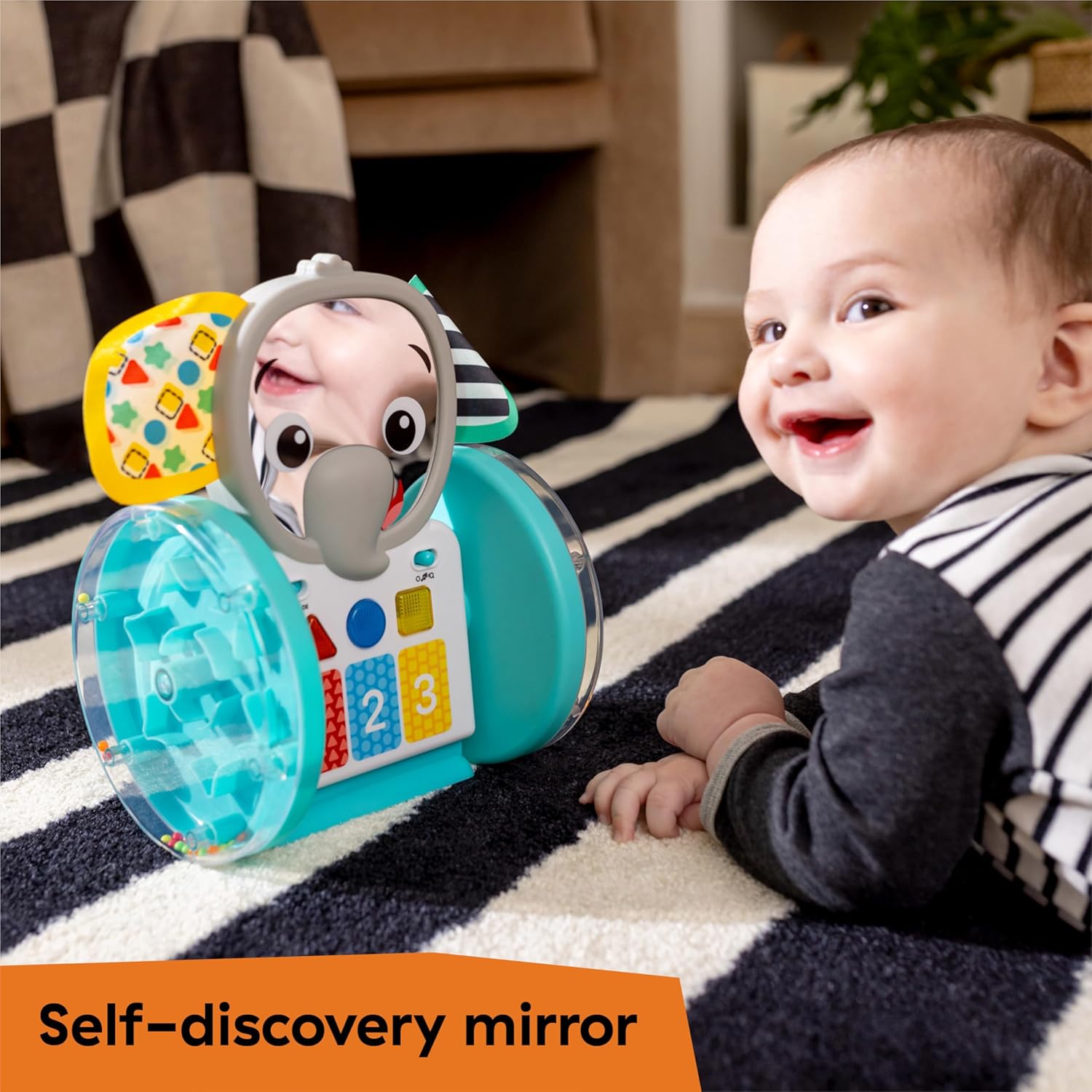 Baby Einstein- Earl Juguete para bebé, 9.5 x 9.34 x 5.88 Inches (Kids2, Inc. 16923