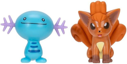 Pokémon PKW3575 Battle Figure Pack - Felino & Vulpix Official Detailed Figures, 5 cm Each