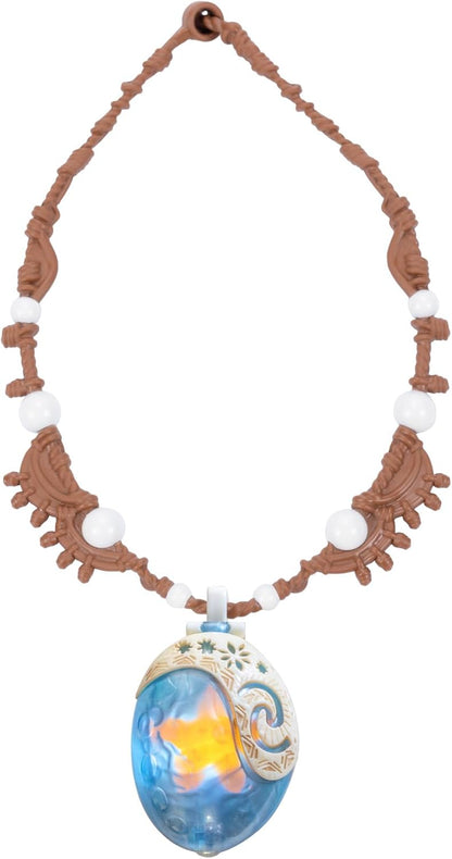 Moana 2 Disney’s Necklace Magical Seashell Star Light-Up Necklace by Jakks Pacific, For Girls Role Play and Dress Up Officially Licensed by Disney