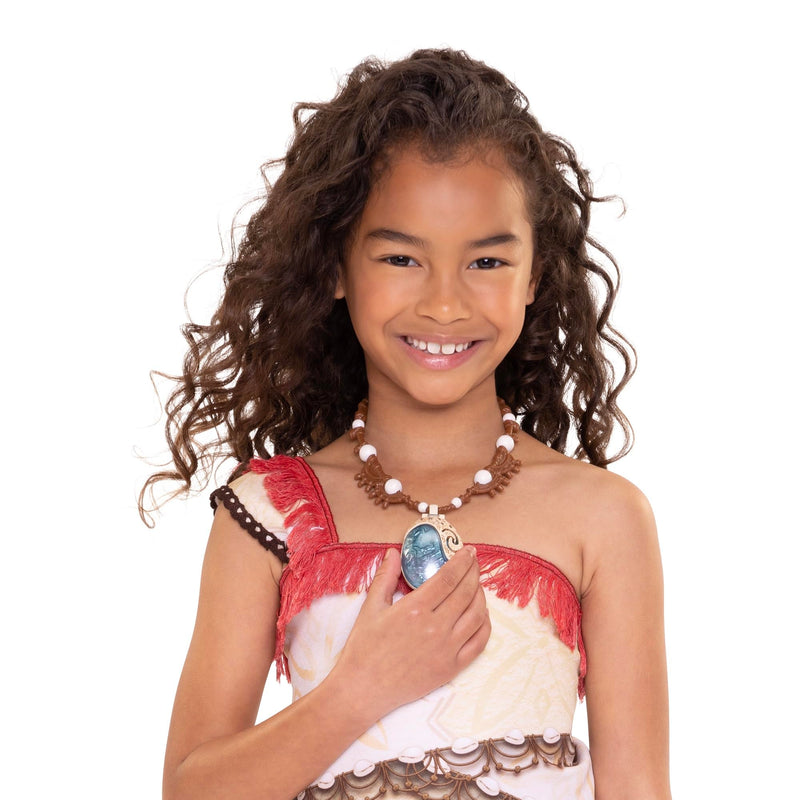 Moana 2 Disney’s Necklace Magical Seashell Star Light-Up Necklace by Jakks Pacific, For Girls Role Play and Dress Up Officially Licensed by Disney