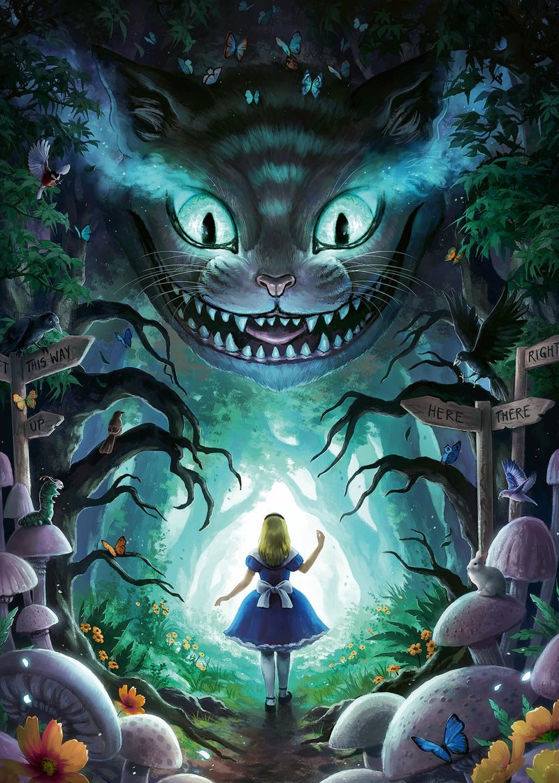 Ravensburger Puzzle 12000526 - Abenteuer mit Alice - 1000 Teile Puzzle für Erwachsene und Kinder ab 14 Jahren,