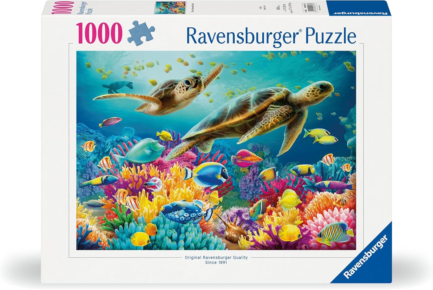 Ravensburger Puzzle 12000577 Blaue Unterwasserwelt 1000 Teile Puzzle