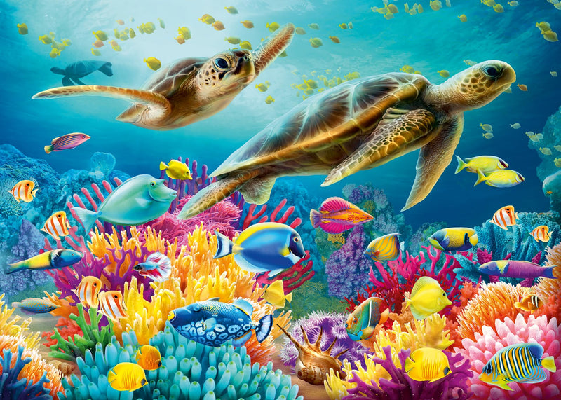 Ravensburger Puzzle 12000577 Blaue Unterwasserwelt 1000 Teile Puzzle