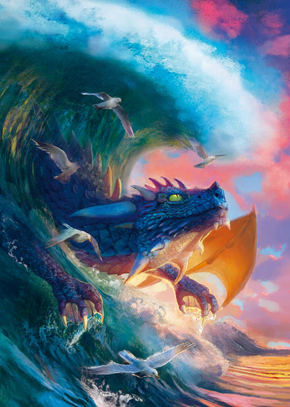 Ravensburger Puzzle 12000622 - Drachenrennen - 1000 Teile Puzzle für Erwachsene und Kinder ab 14 Jahren, Fantasy-Puzzle