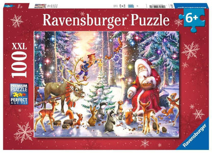 Ravensburger - Puzzle Christmas In The Forest 100P (10112937)