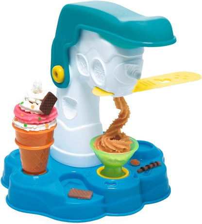 Simba Buntes Eisdielenset aus Kunststoffmasse und Zubehör