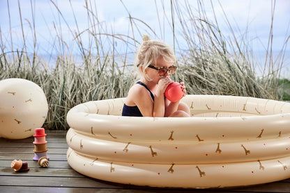 Girafe Piscine Petite & Ballon de Plage 85xH26cm/40cm
