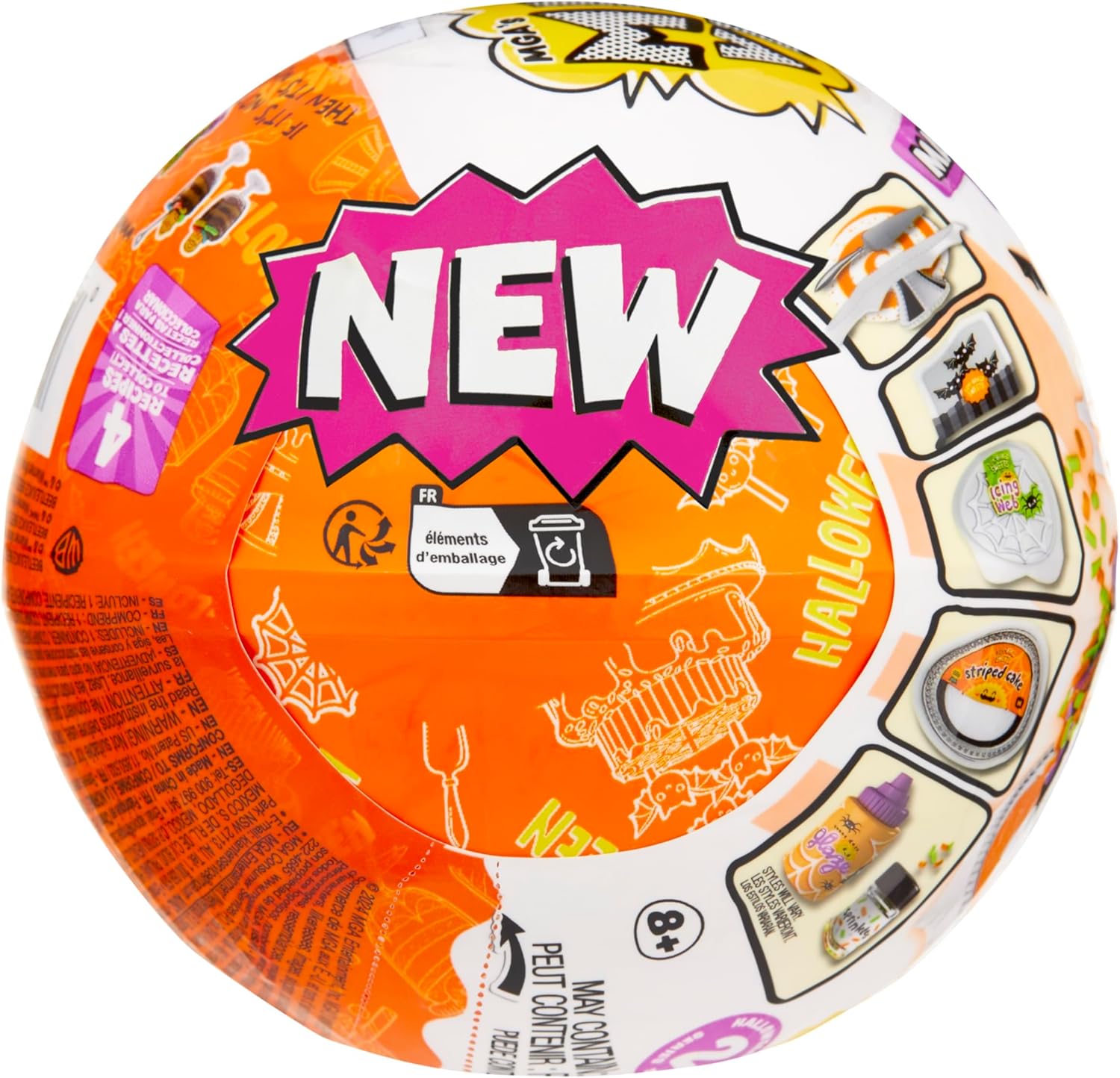 MGAs Miniverse Make It Mini Food Halloween Serie 2 - Beetlejuice Beetlejuice Mini Diner Sammlerstücke, Blindverpackung, DIY Nachbildung, Kunstharzspielzeug, für Sammler & Kinder ab 8, NICHT ESSBAR