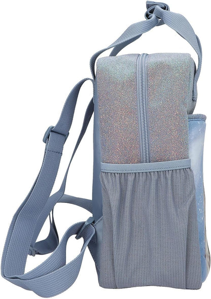 Depesche Unisex Topmodel Wolf 13153 TOPModel Wolf - Kleine Umhängetasche in Dunkelblau, mit Model Motiv, Sternen und Glitzer, Tasche mit verstellbarem Schultergurt (1er Pack