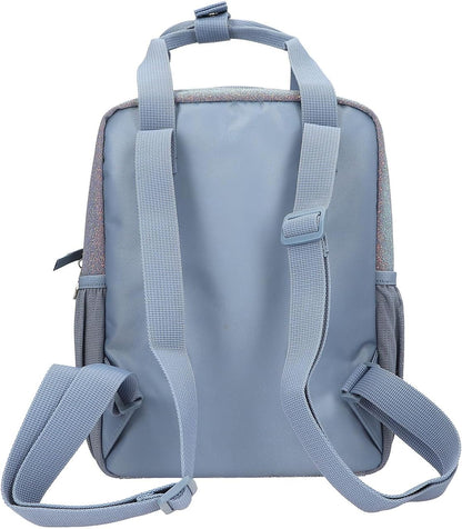 Depesche Unisex Topmodel Wolf 13153 TOPModel Wolf - Kleine Umhängetasche in Dunkelblau, mit Model Motiv, Sternen und Glitzer, Tasche mit verstellbarem Schultergurt (1er Pack