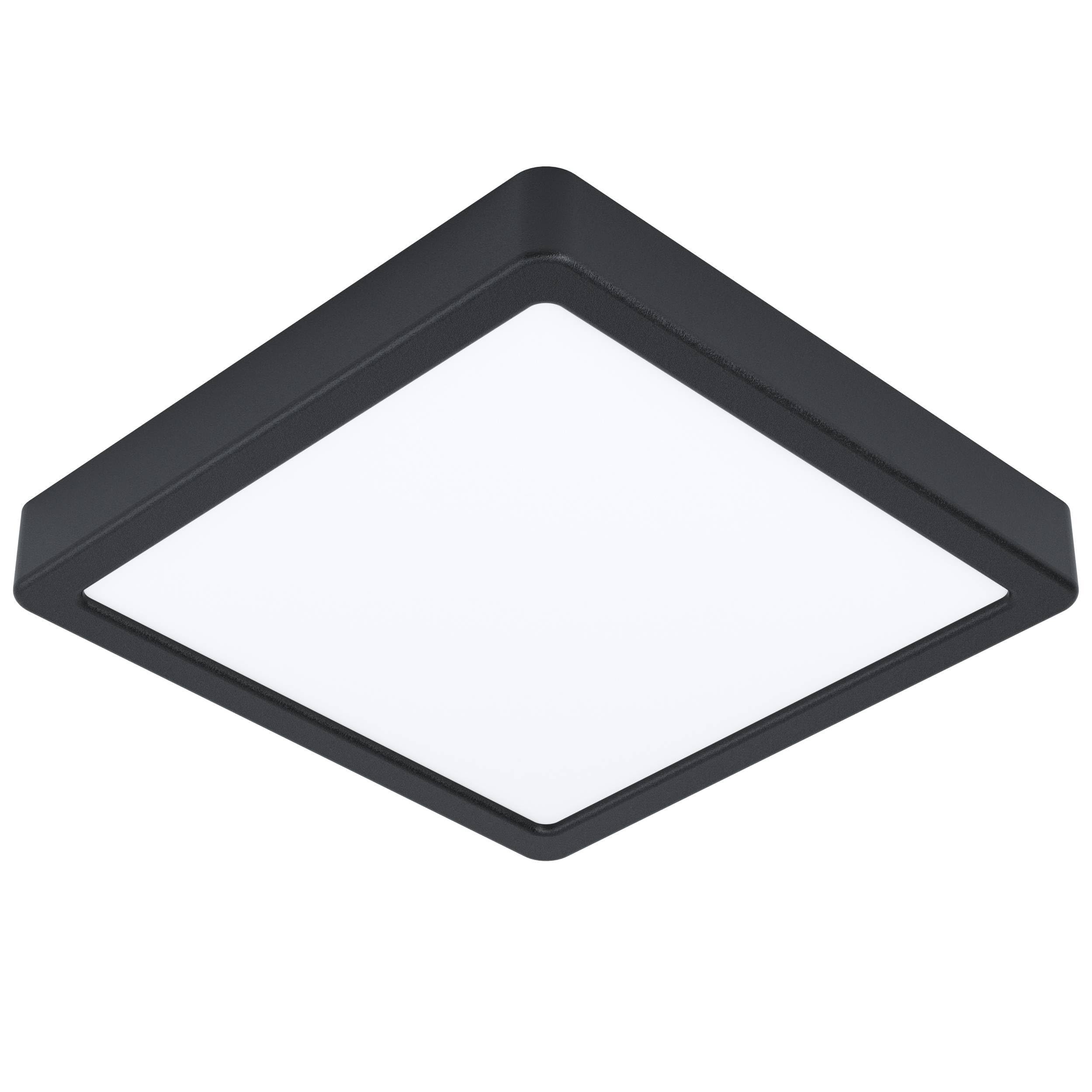 `Eglo - Fueva-Z Ceiling Lamp Black 21X21 - Tw - Zigbee, Bluetooth`