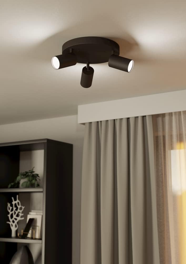 Eglo - Telimbela-Z Spot Roundel Black - Rgb + Tw - Zigbee, Bluetooth